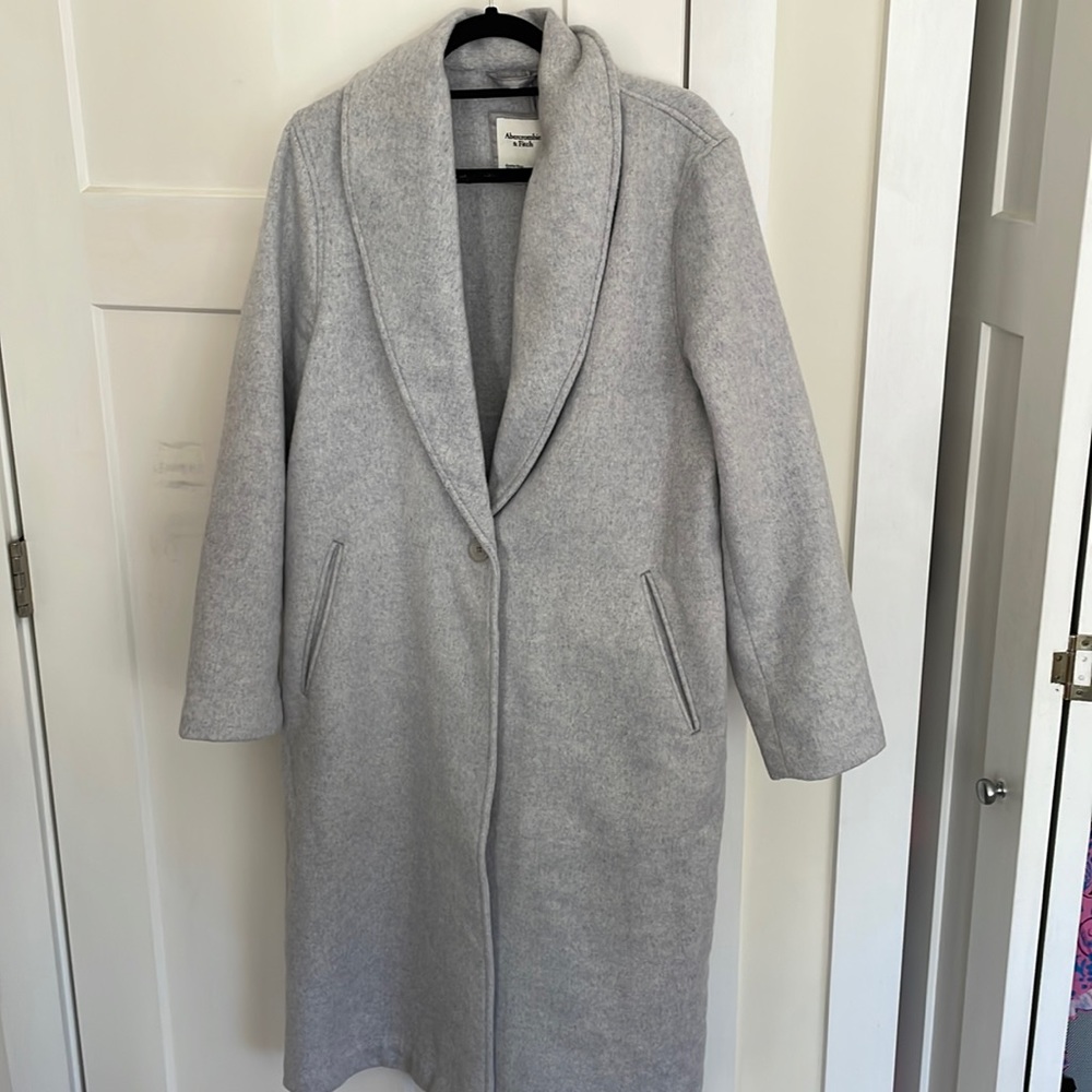 Abercrombie wool dad coat